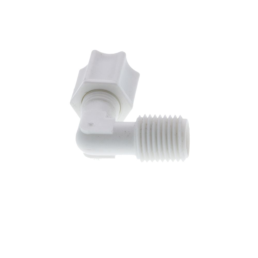 JACO 40-4-4-P-PG Polypropylene Male Elbow 1/4 OD Tube x 1/4 MPT