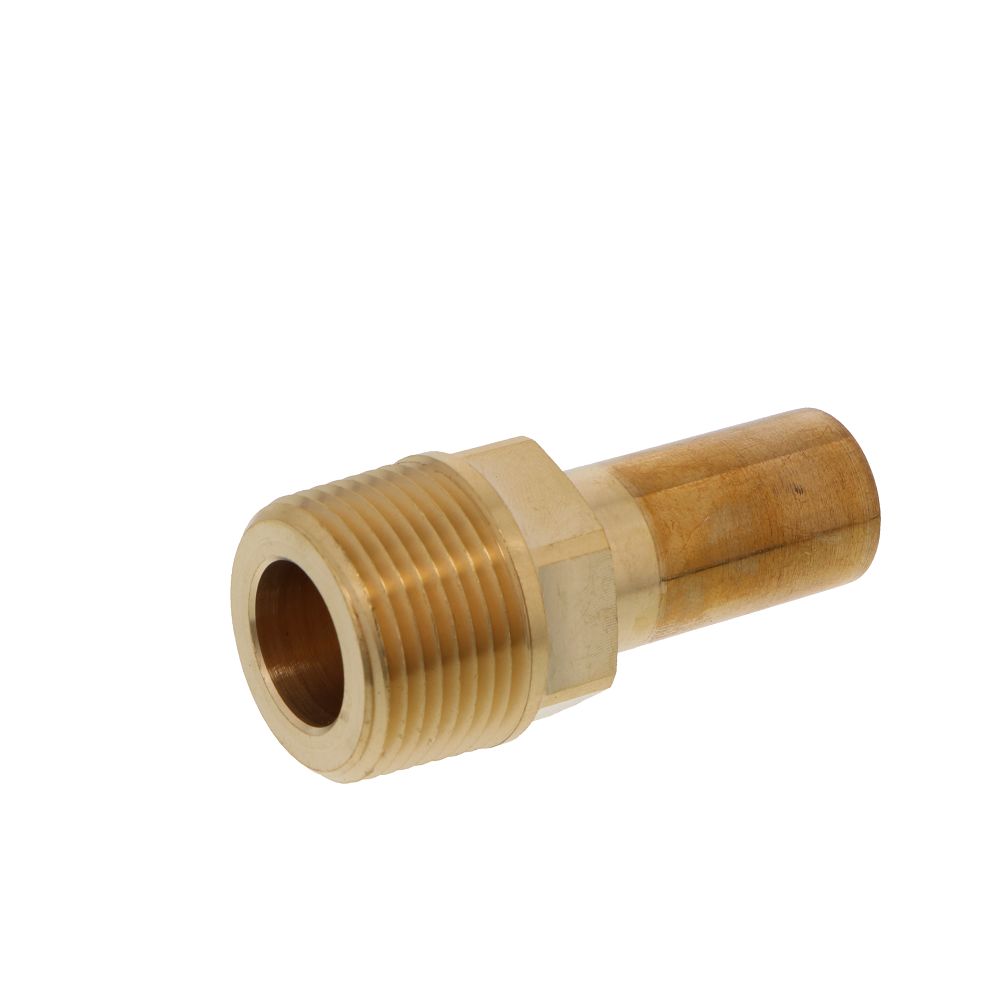John Guest Brass Male Stem Adapter NPT - 22mm x 1 NPT