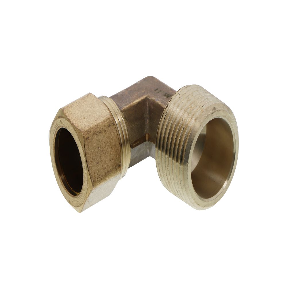 Brass Compression Elbow - 5/8 Compression x 3/4 MPT