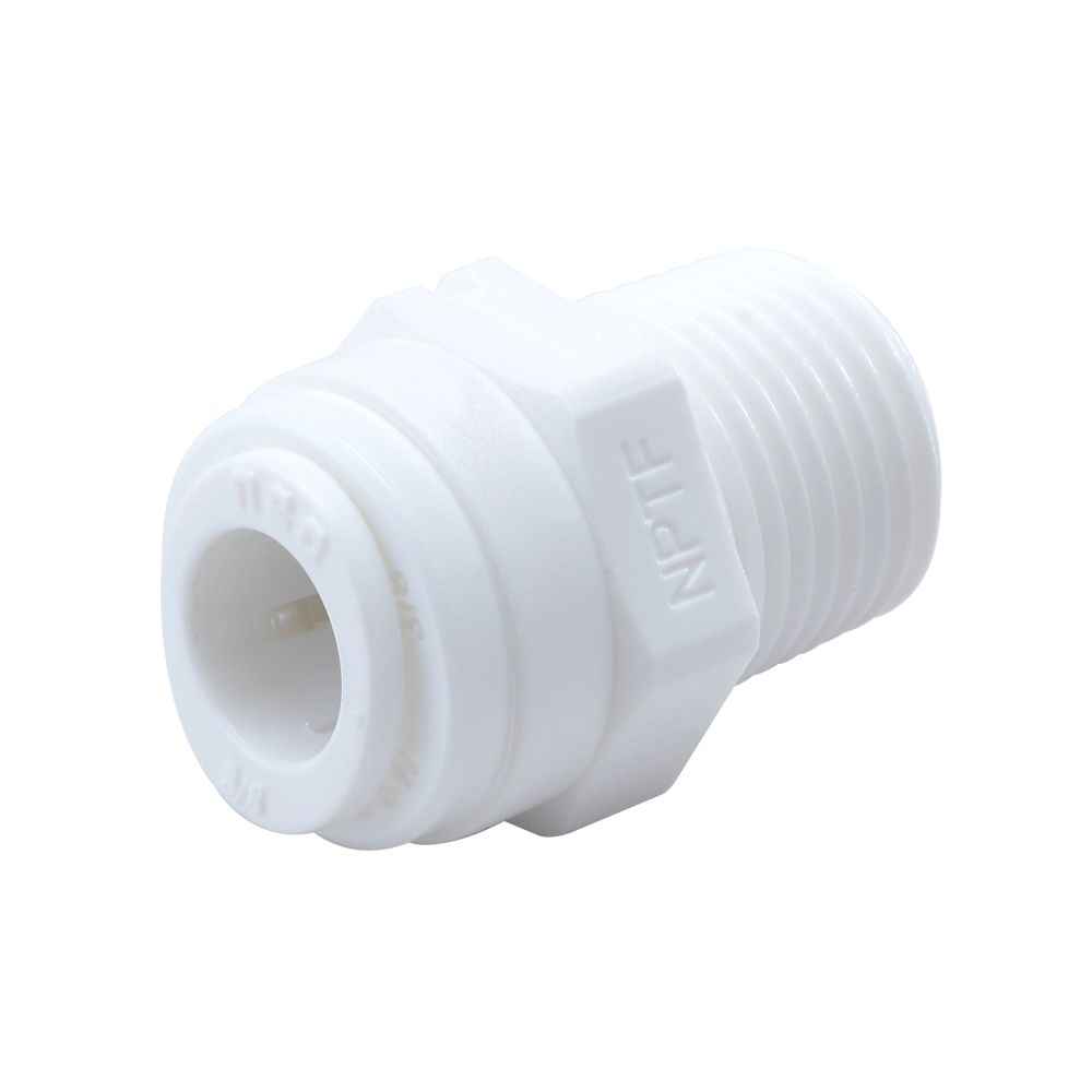 NeoFit - Acetal White Male Connector 3/8" tube x 3/8" NPTF