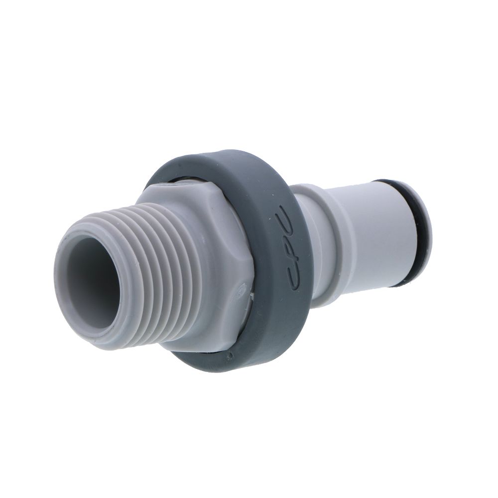 NS6D24008BSPT Valved Male Thread Coupling Insert 1/2 BSPT