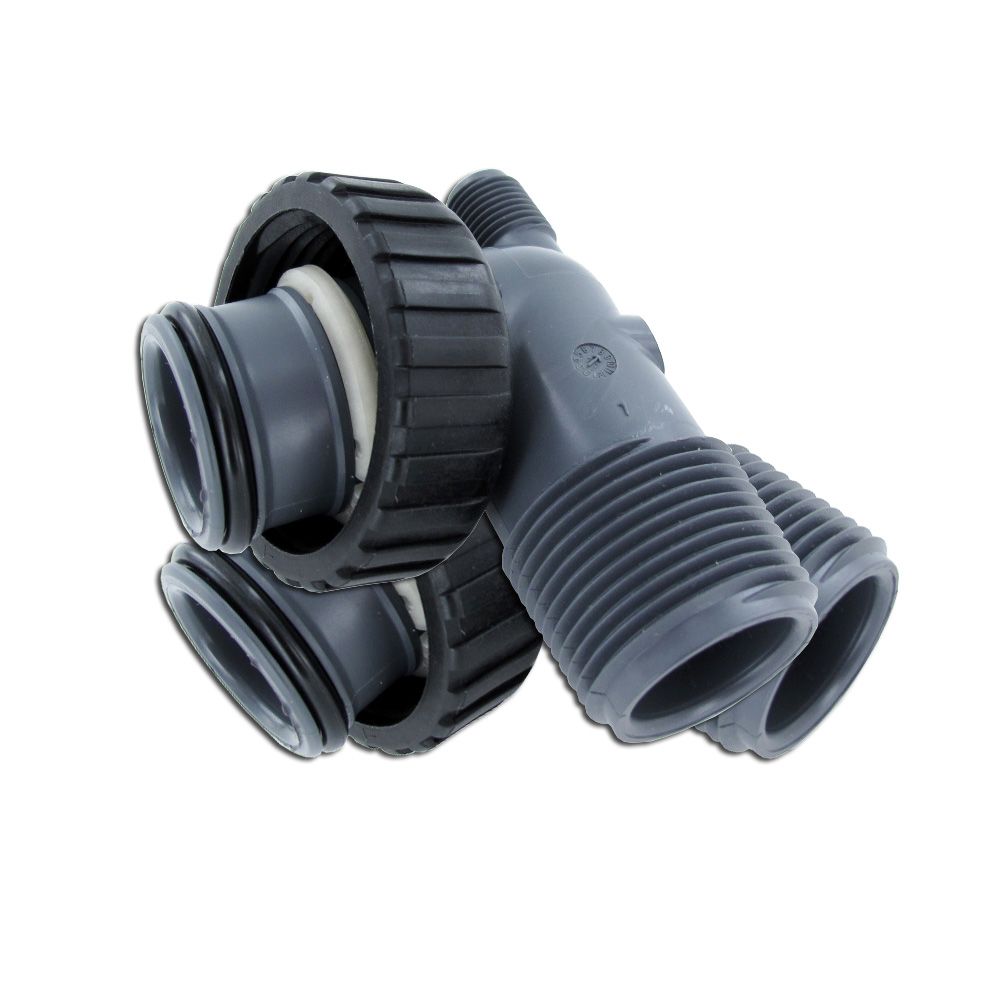 Clack WS1 V3007 PVC 1" NPT Male Elbow Assembly