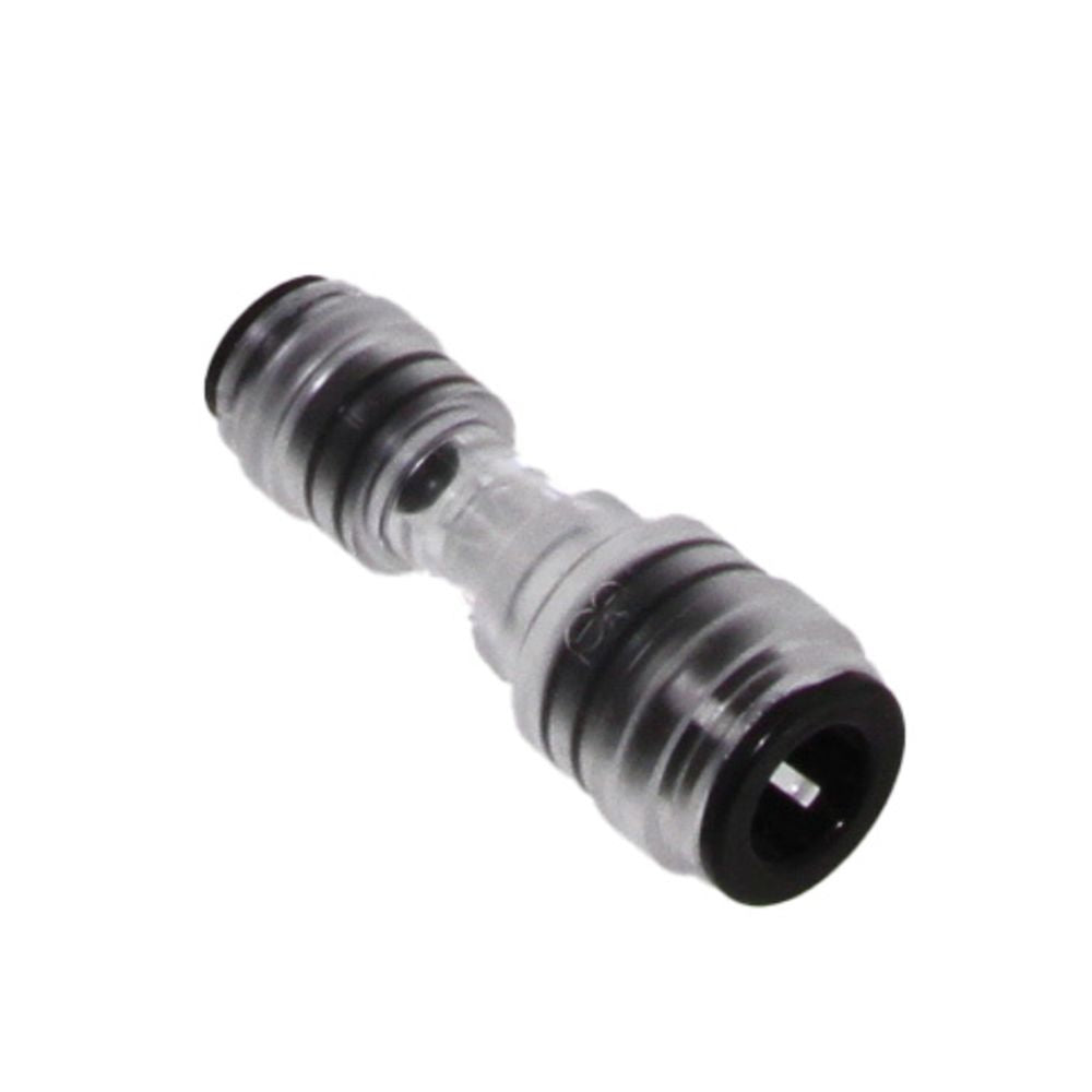 John Guest NC674 Clear Bodied Straight Tube Connector 8mm x 5mm
