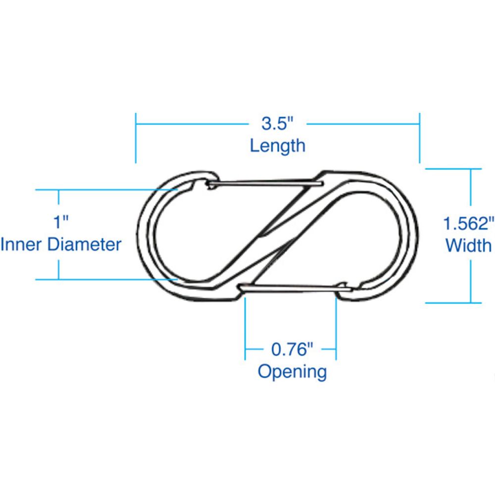 NiteIze Plastic S-Biner #4 Carabiner