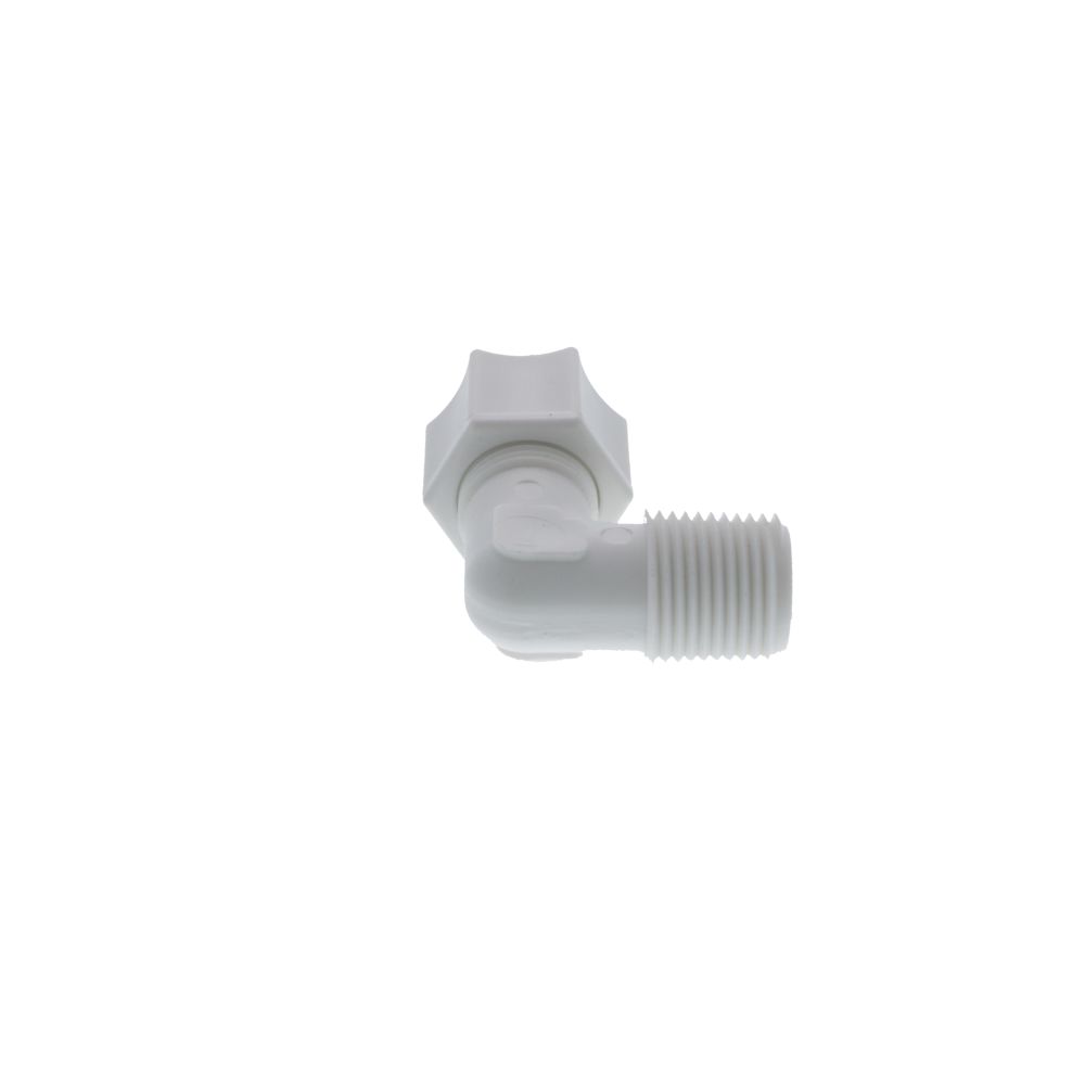 JACO 40-6-6-P-PG Polypropylene Male Elbow 3/8 OD Tube x 3/8 MPT