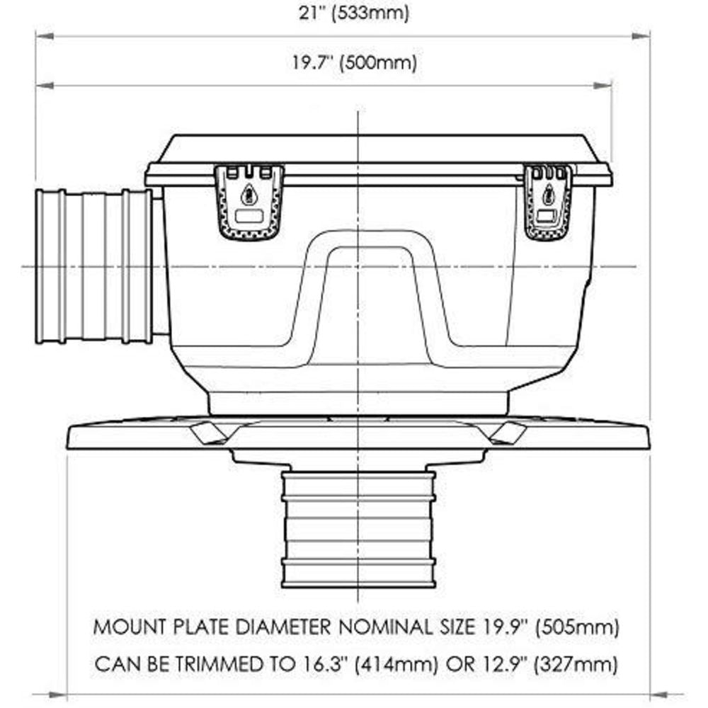 Maelstrom Rainwater Filter from Rain Harvesting Pty by Blue Mountain Co. RHML01