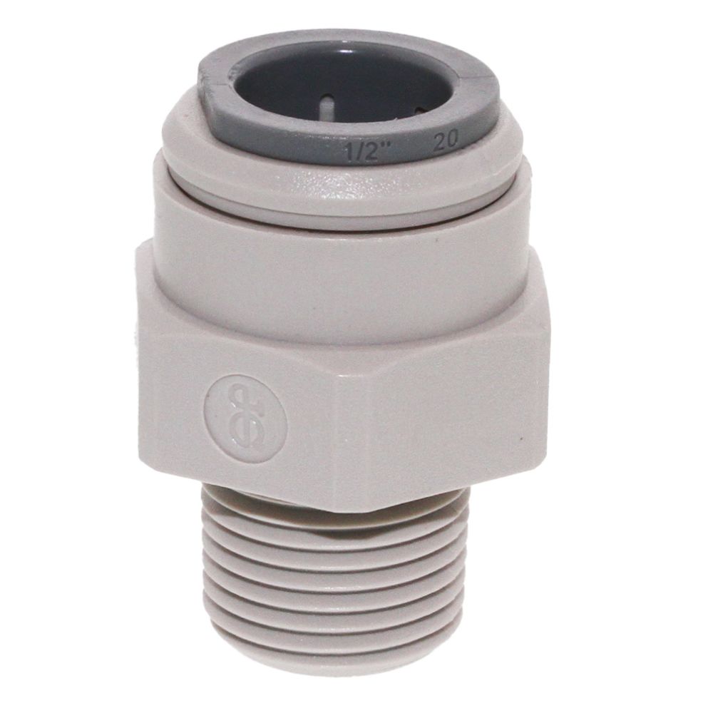John Guest Male Connector NPTF - 1/2 x 3/8 NPTF