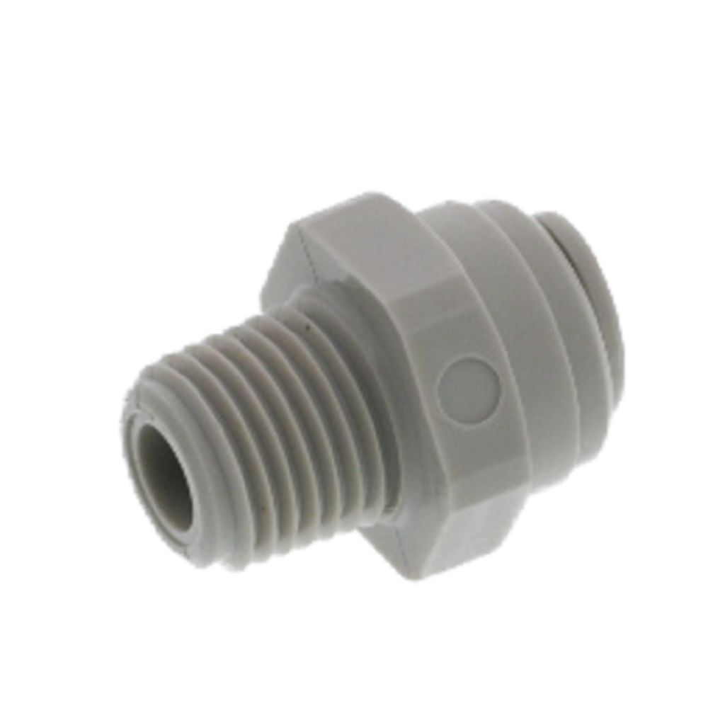 DMfit Straight MNPT Male - 5/16 Push-In x 1/4 MNPT