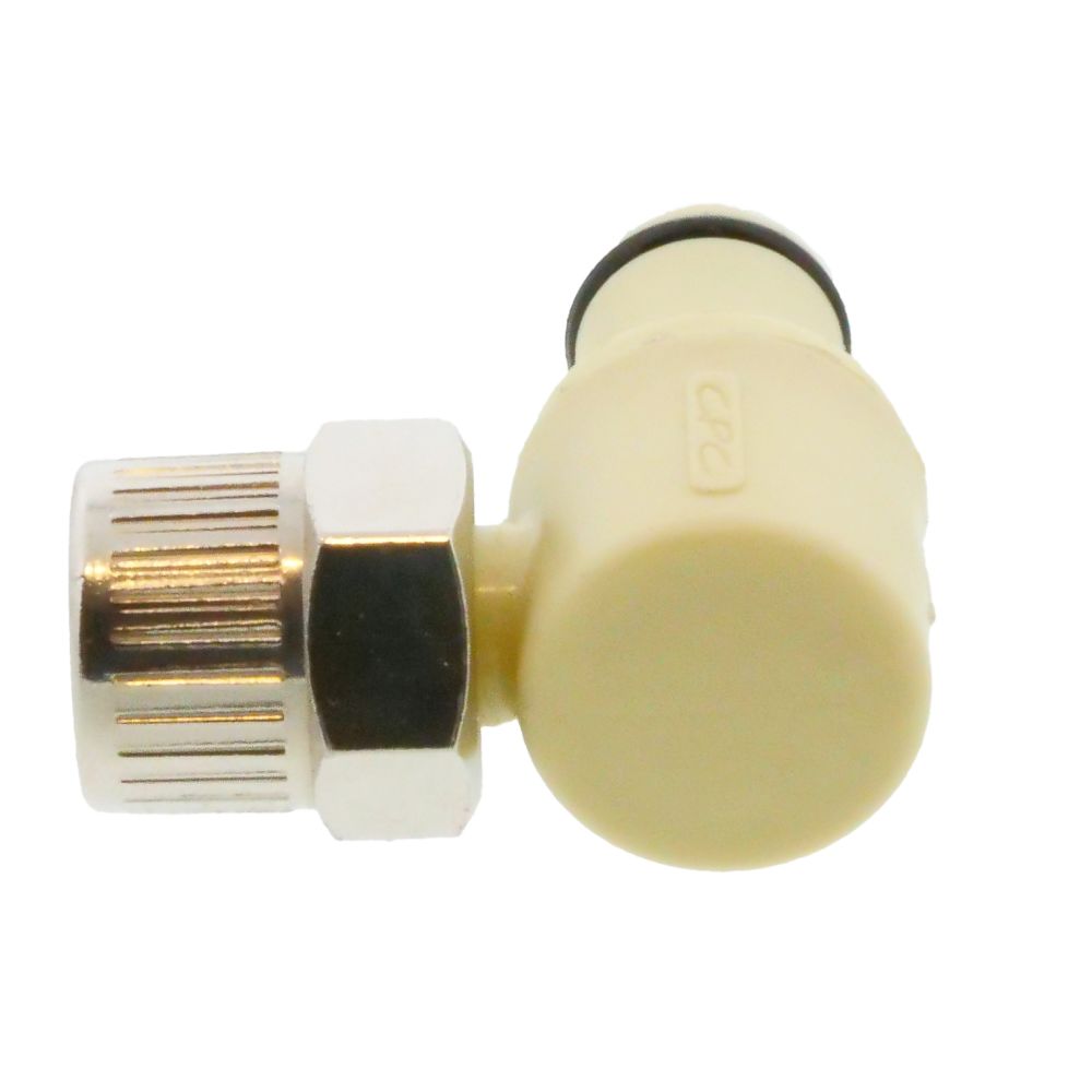 PLCD2100612 Valved Elbow Hose Barb Coupling Insert 3/8 ID Barb