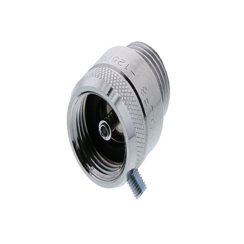 T&S Brass B-0972 Chrome Plated Atmospheric Vacuum Breaker with 3/4" Garden Hose MxF