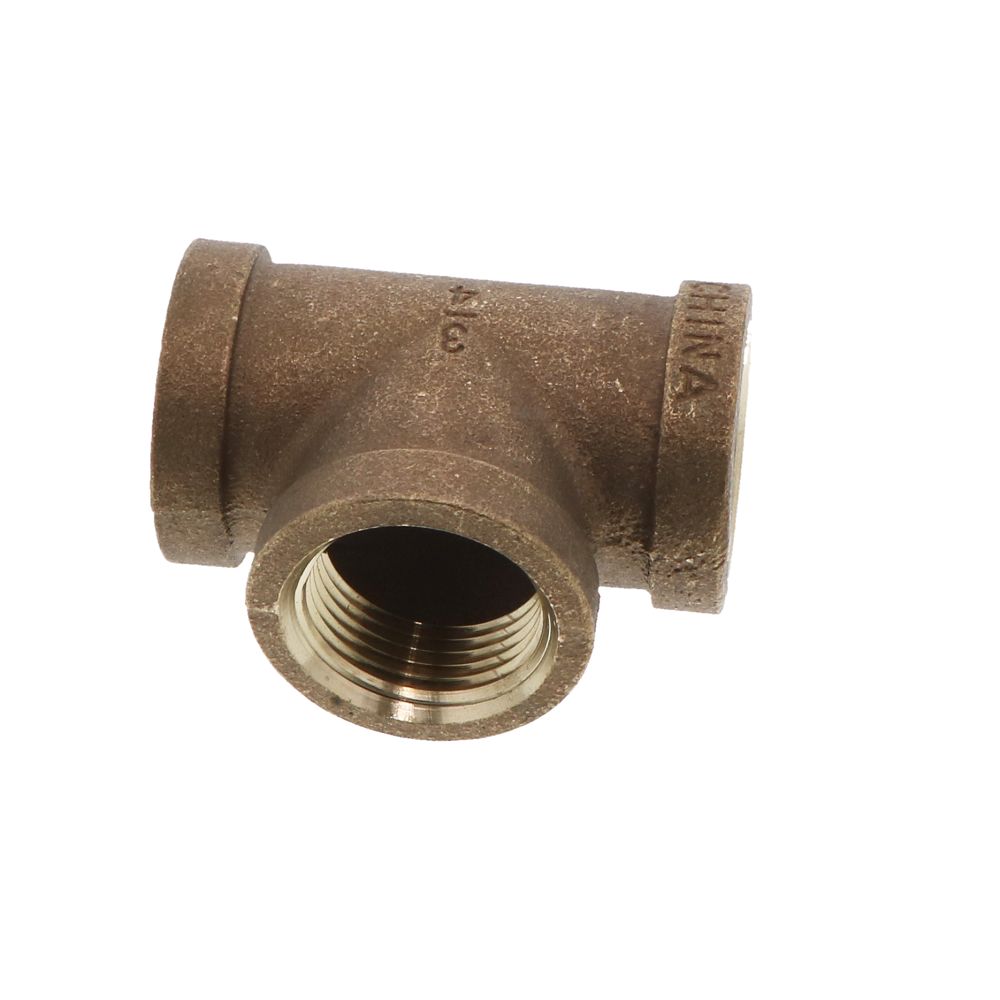 Lead-Free Brass Tee 3/4 FPT x 3/4 FPT x 3/4 FPT