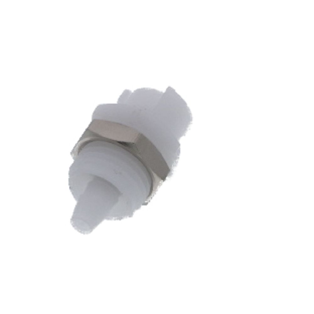 SMFPMD02 Valved Panel Mount Hose Barb Coupling Body 1/8 ID Barb