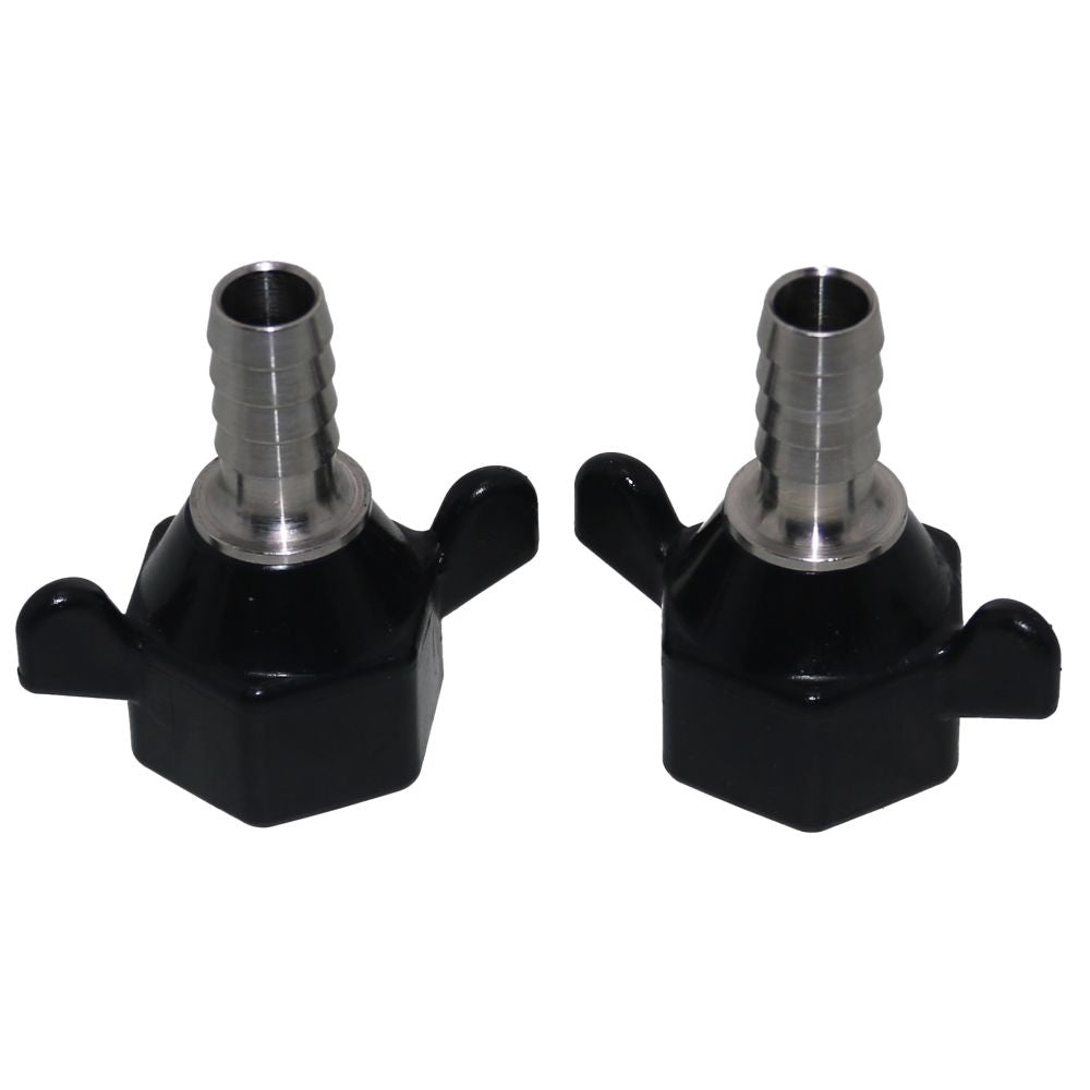 SHURflo 183-165-SS Water Pressure Reducer Valve - 65 PSI - Inlet/Outlet 3/8" Barb - SS Fittings