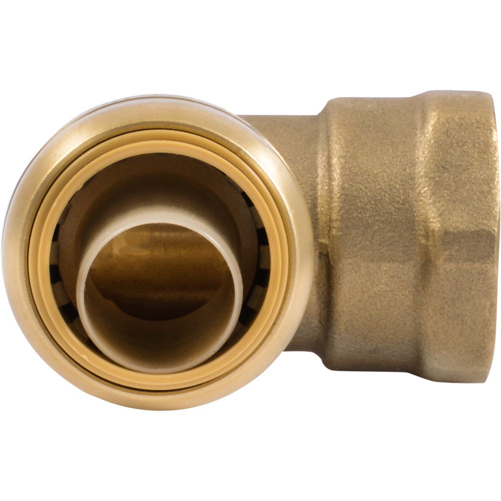 SharkBite® U314LF Lead-Free Brass Push-to-Connect Female Elbow - 3/4" x 3/4" FPT