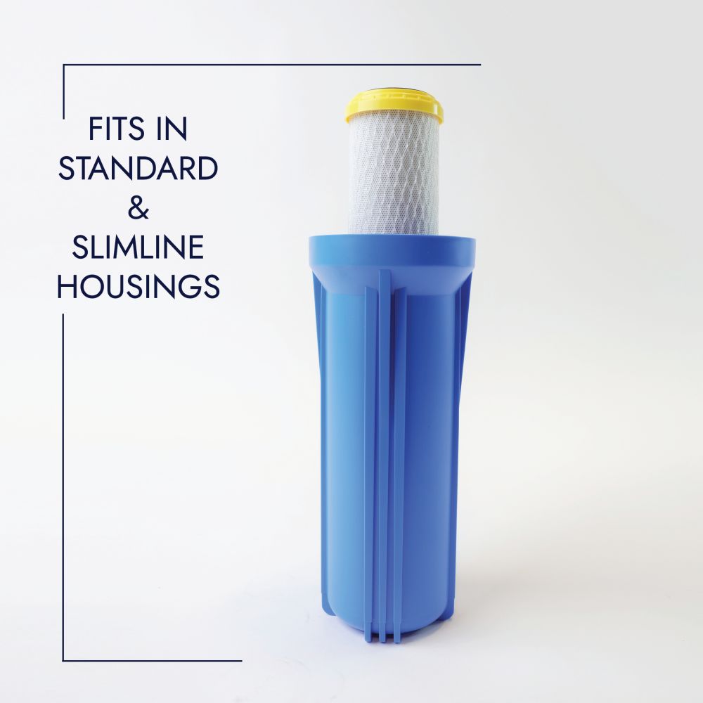 Neo-Pure CHLM-2520 20" x 2-1/2" Chloramine Carbon Block Filter 1 micron