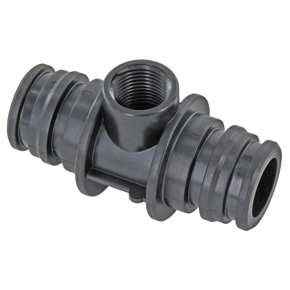 3M Water Filtration 85-8526 Double Ended Connector w/ Gauge Port for High Flow Manifolds