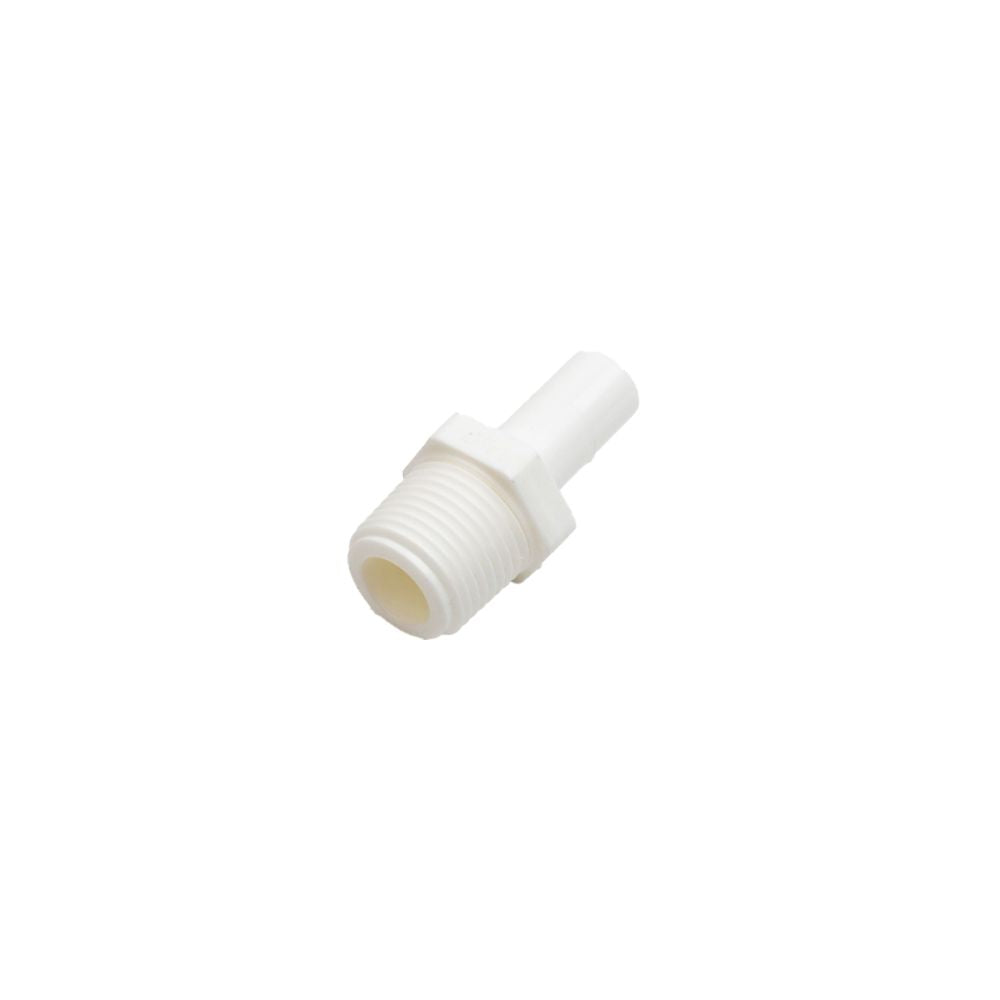 DMfit Stem Adapter Acetal White - 1/2 Stem OD x 1/2" NPTF