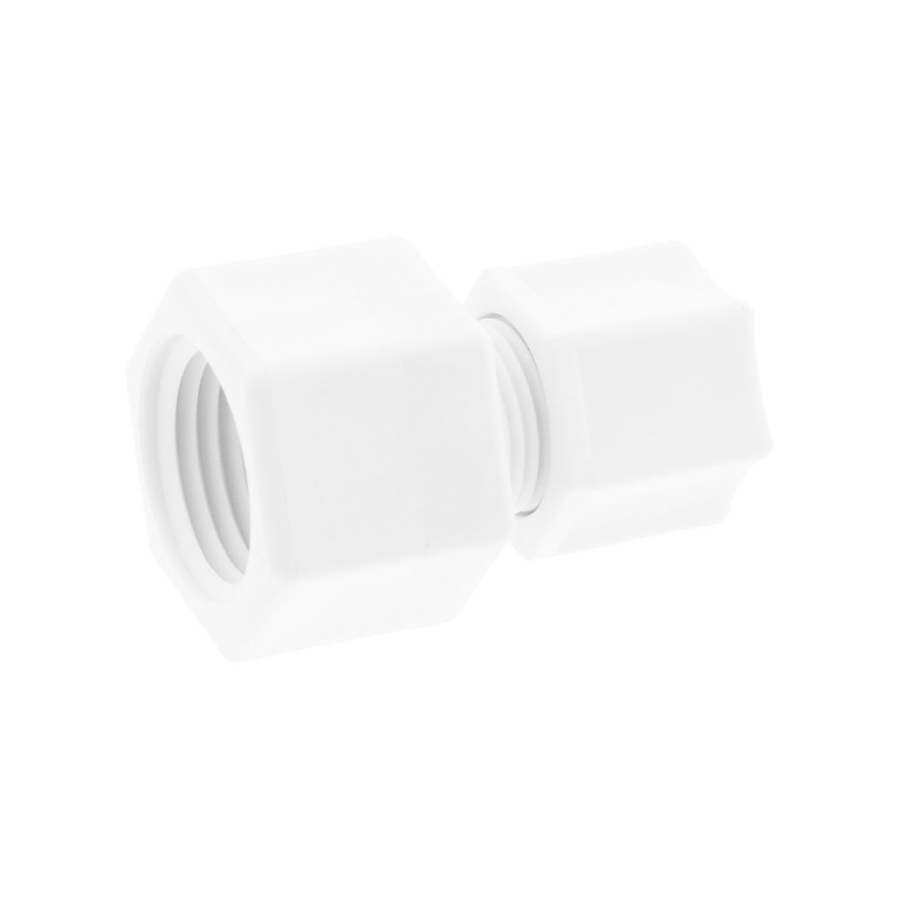 JACO 25-6-8-P-O Polypropylene Female Connector 3/8 OD Tube x 1/2 FPT