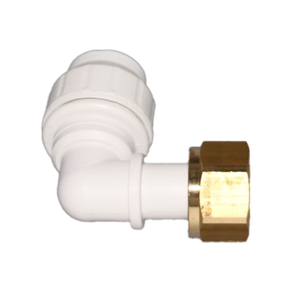 John Guest Bent Tap Connector - 15mm x 1/2 BSP