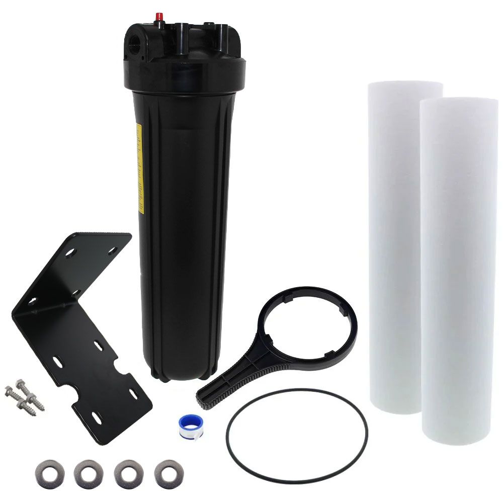 20" Heavy Duty Sediment Prefilter Kit - 1.5"
