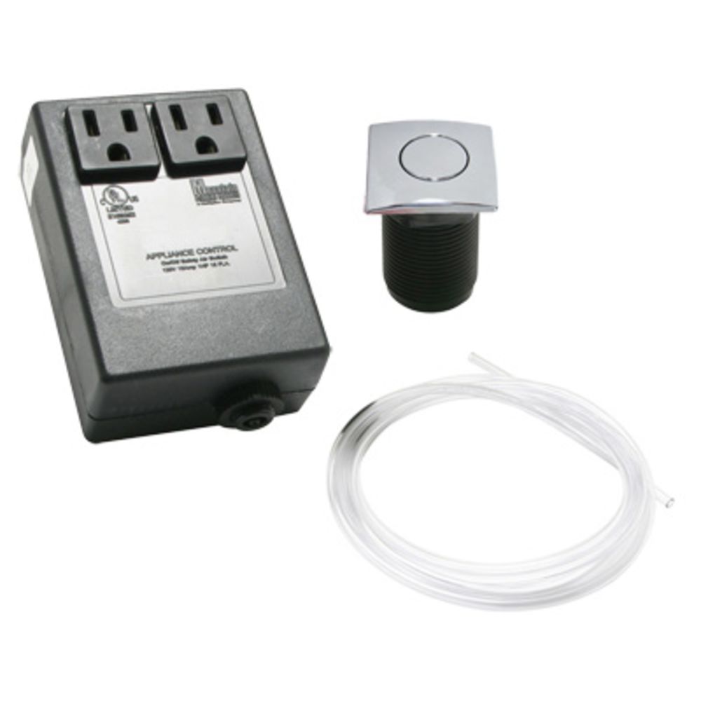 Mountain Plumbing MT952 Square Classic Touch Waste Disposer Air Switch