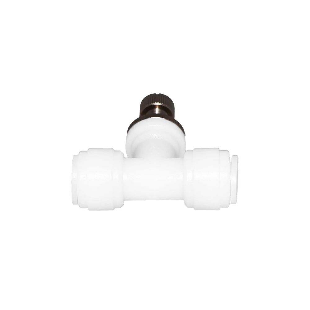 NeoFit - Acetal White Flow Control Union Connector 1/4" tube