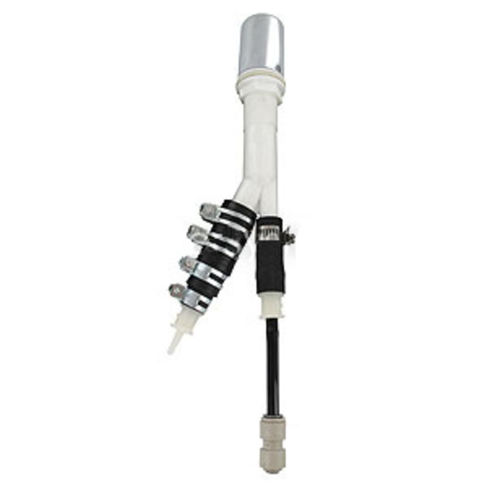 Air Gap Sink Mount Chrome Cover - 1/4 Push-in x 1/4 ID Barb