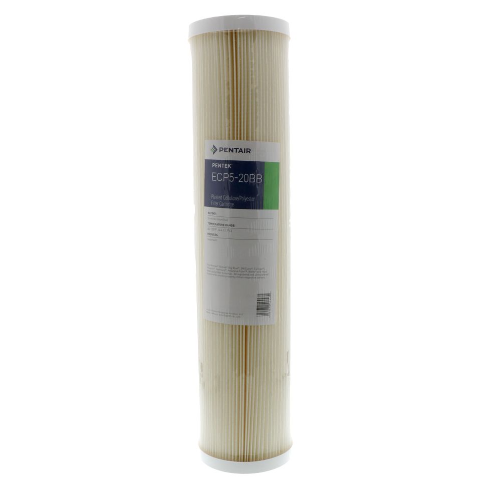 20" BB Pentek Pleated Cellulose-Polyester ECP5-20BB 5 mic Filter
