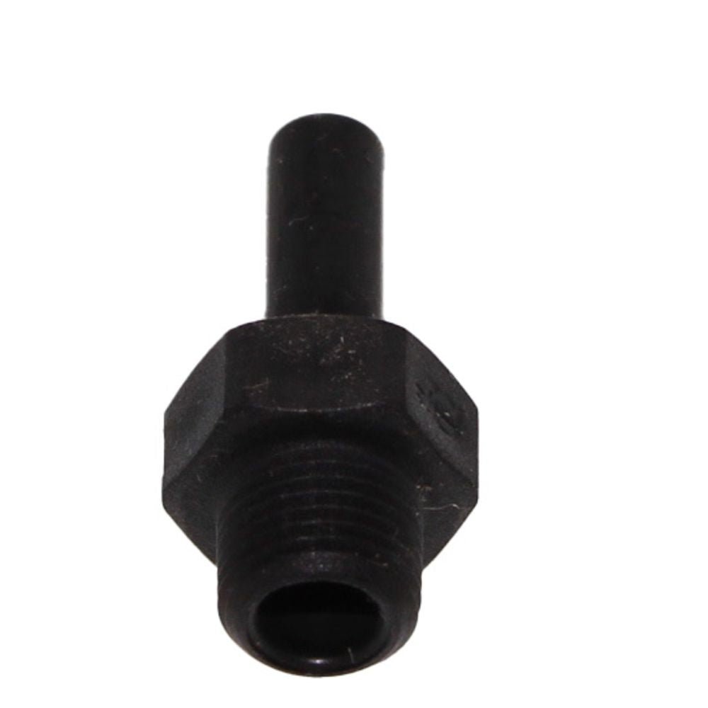 John Guest Stem Adapter BLACK ACETAL - 8mm x 3/8 BSP