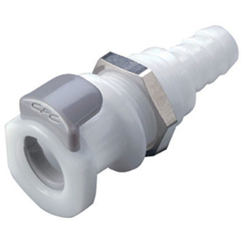 APC16005 Panel Mount Hose Barb Coupling Body 5/16 ID Barb