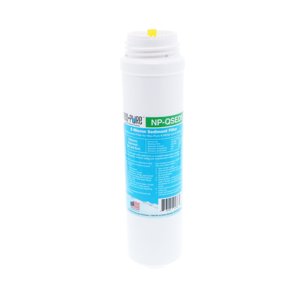 Neo-Pure NP-QSED5 Quick Change 5 mic Sediment Filter