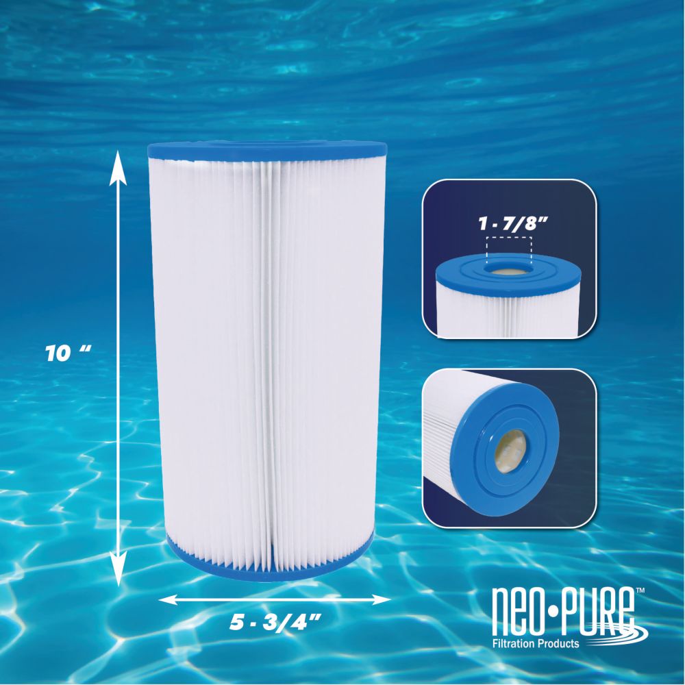 Neo-Pure PS-5L15-AA Pool and Spa Filter 5-3/4” x 10“