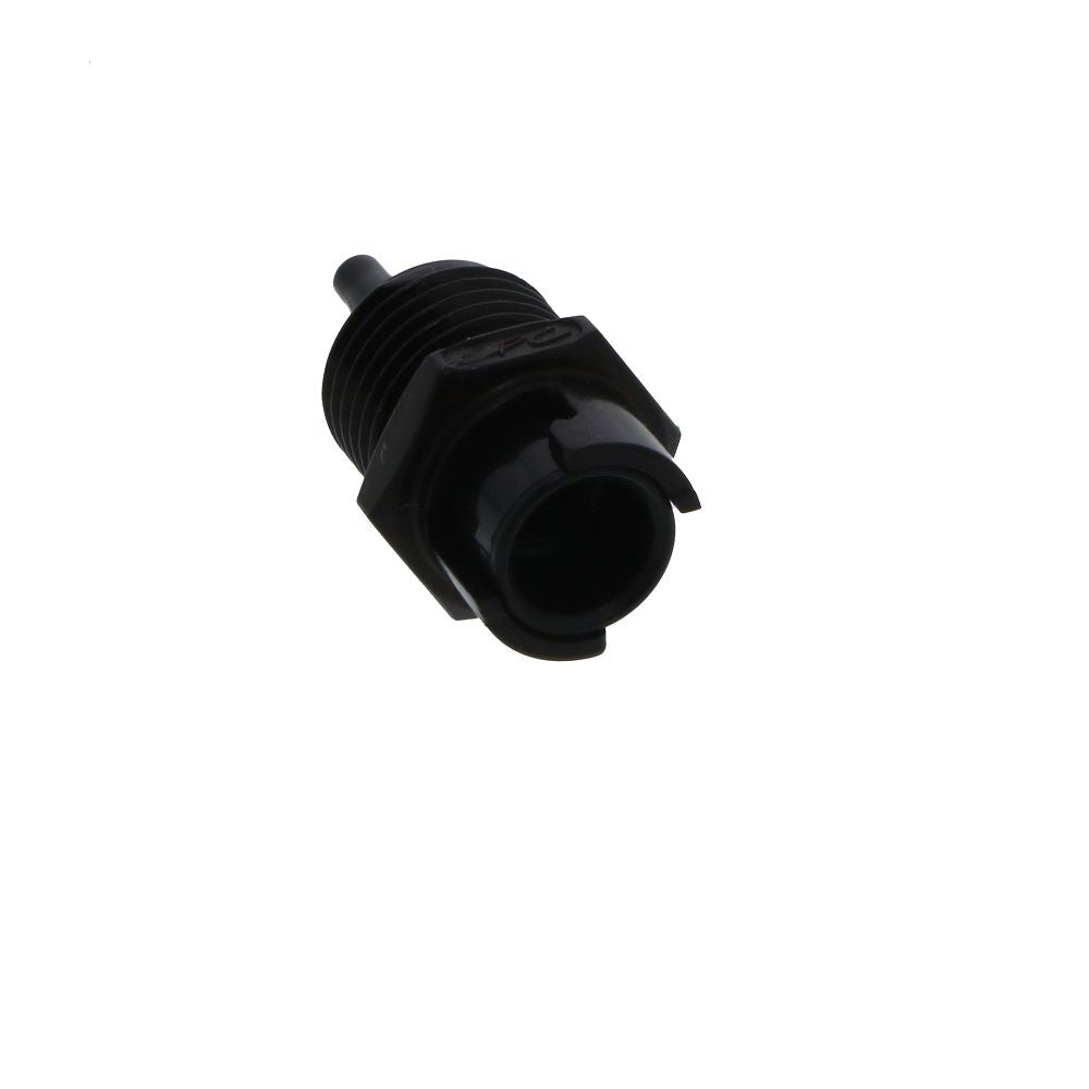 SMFPMM3BLK Non-Valved Panel Mount Hose Barb Coupling Body 3MM Hose Barb