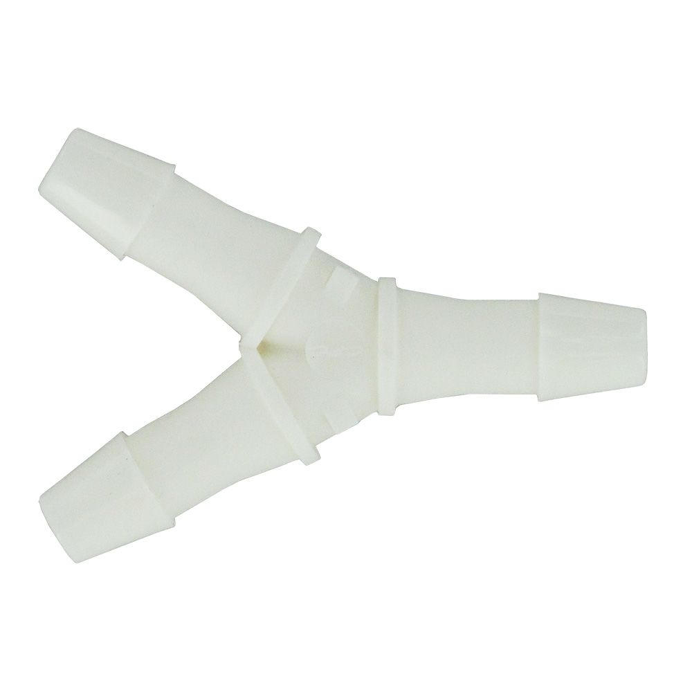 FitQuik Nylon Union Y Barb Fitting - 1/8 ID x 1/8 ID x 1/8 ID