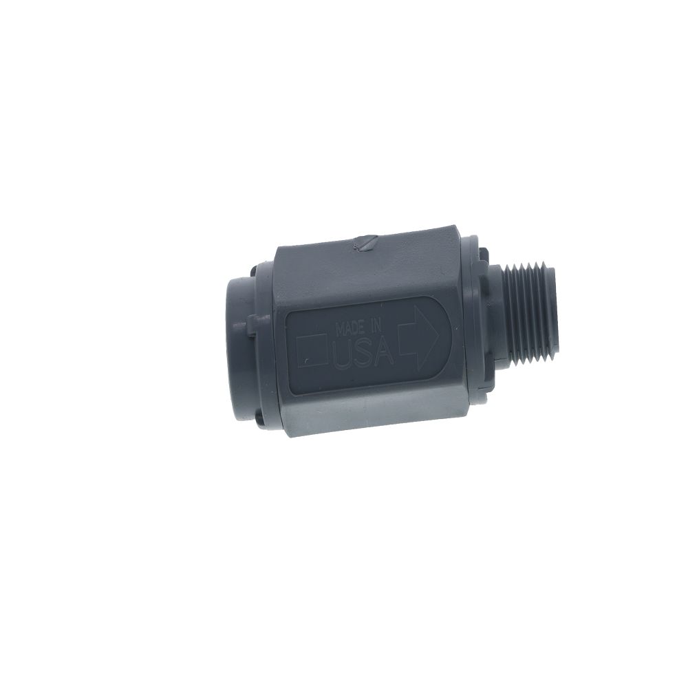 Check Valve 426 Series PVC Gray 1/4 FPT x 1/4 MPT BUNA