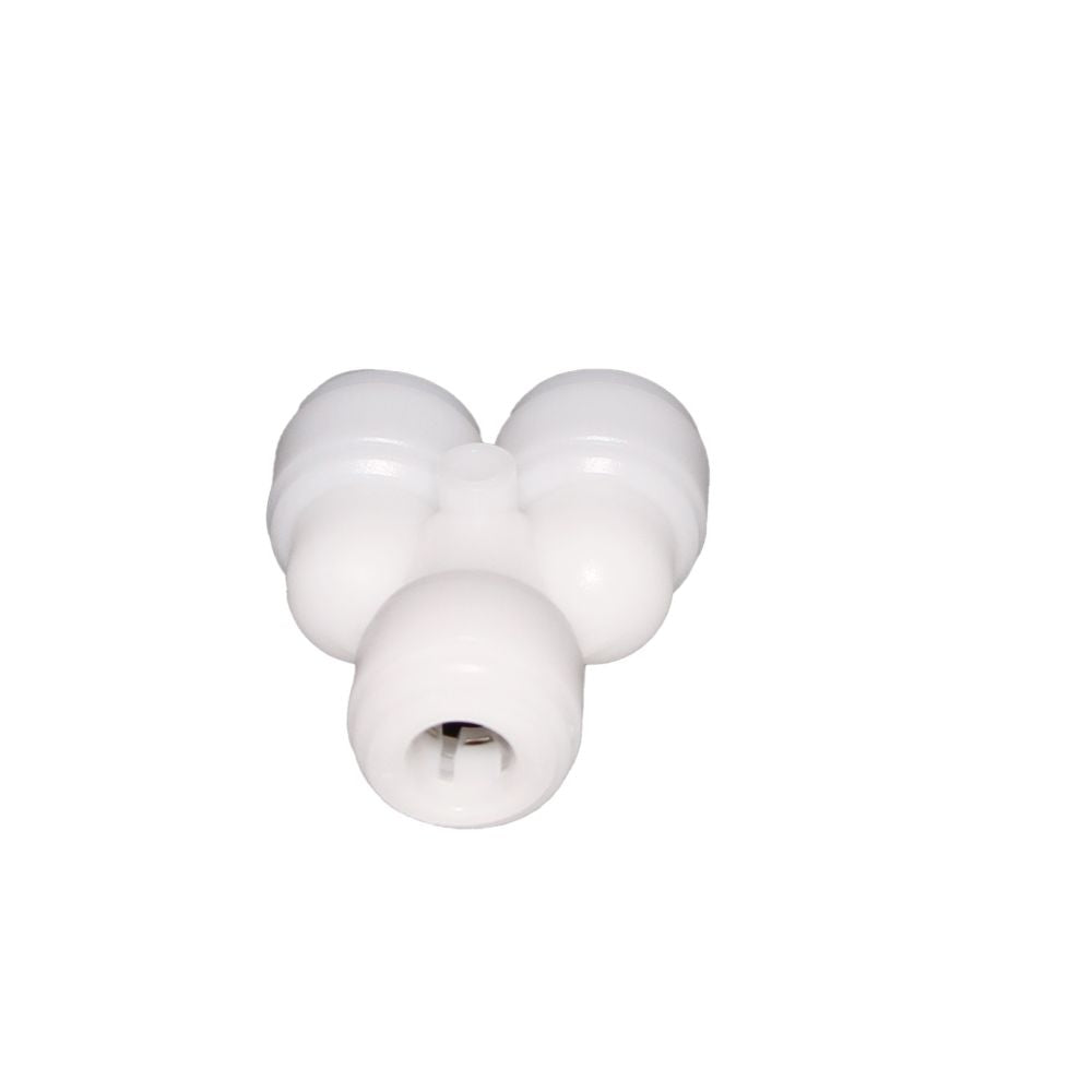 NeoFit - Acetal White Two Way Divider 3/8" in x 1/4" out