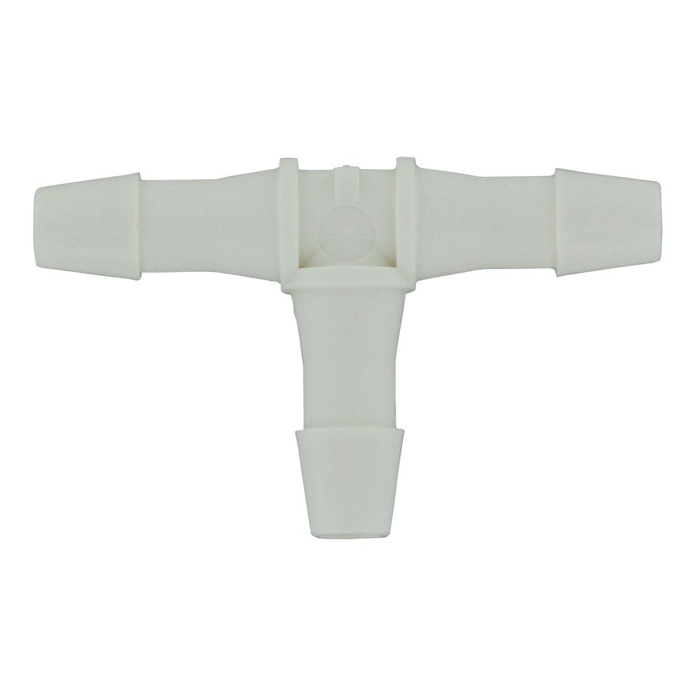 FitQuik Nylon Union Tee Barb Fitting - 3/8 ID x 3/8 ID x 3/8 ID