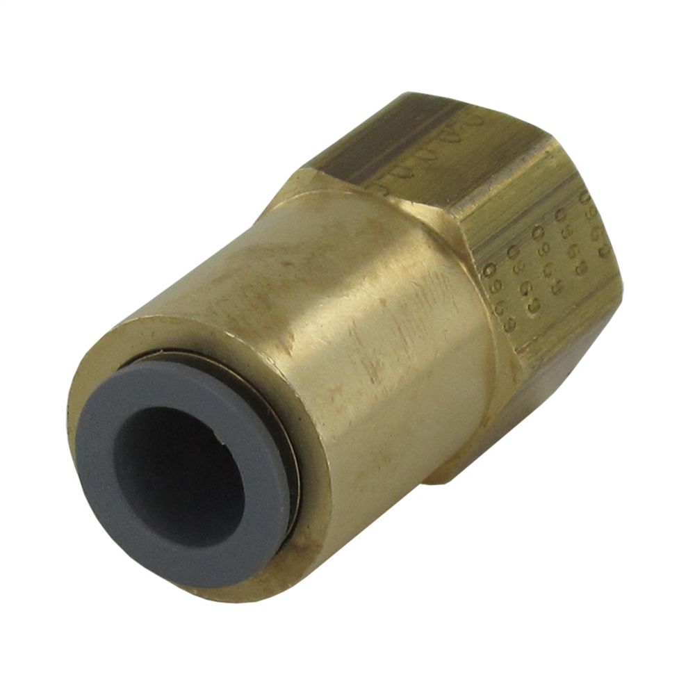 Parker Prestolok Lead-Free Brass Fitting Female Flare - 3/8 QC x 3/8 FFL