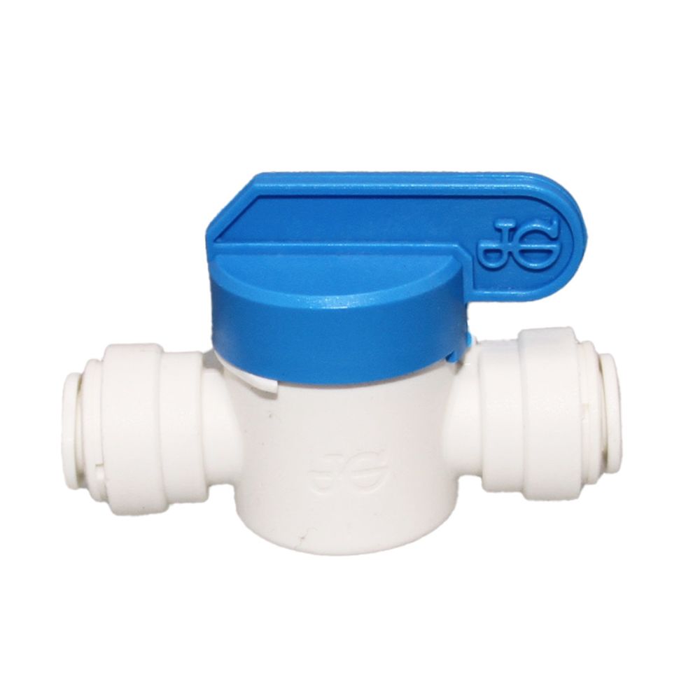John Guest Shut-Off Valve-Polypro - 8mm Tube x 8mm Tube