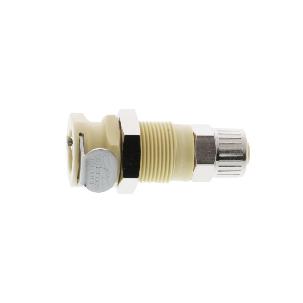 PLCD1200612 Valved Panel Mount PTF Coupling Body 3/8 PTF