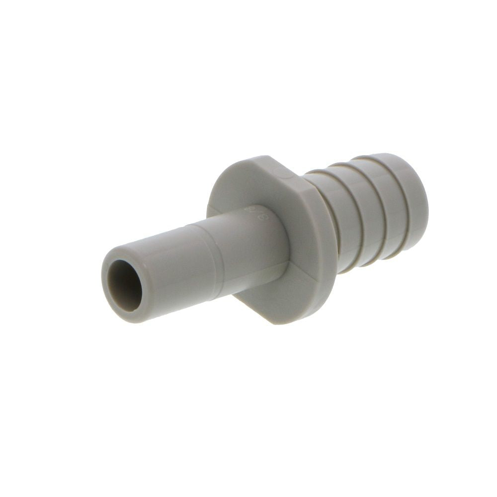 DMfit Stem Barb Straight Connector - 3/8" OD Stem x 1/2" ID Barb