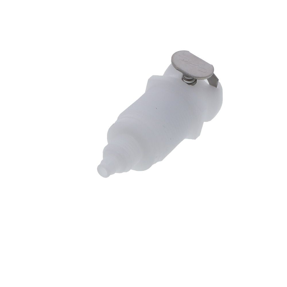 PLCD12004 Valved Panel Mount PTF Coupling Body 1/4 PTF