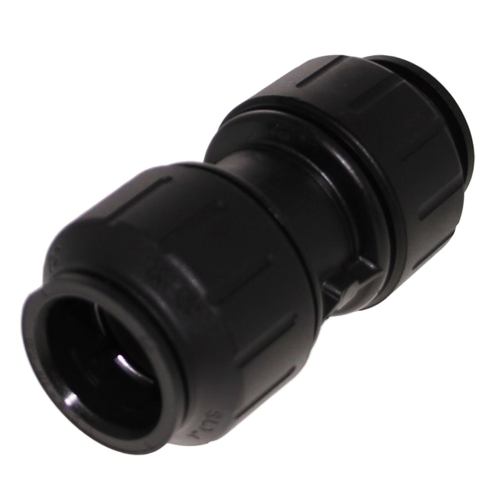 John Guest Black Coupler - 1 CTS