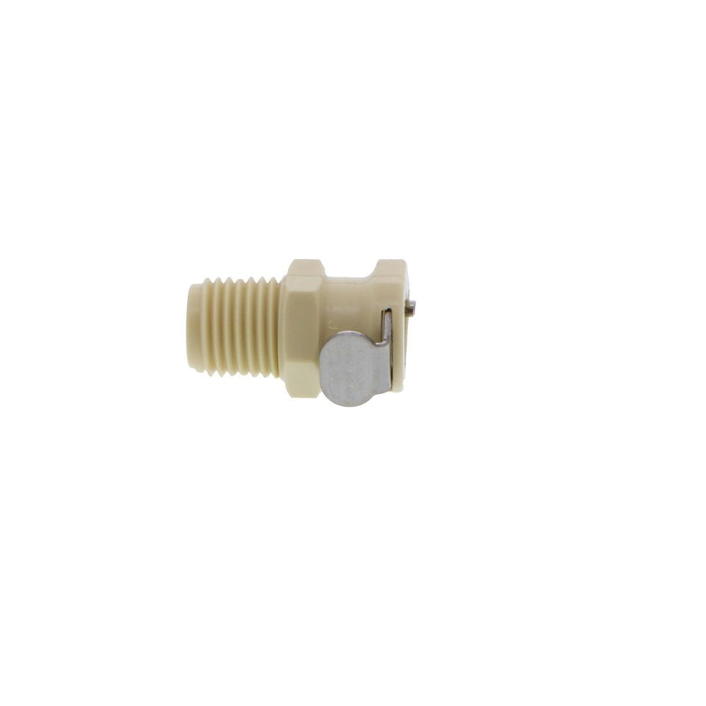 PMCD100412 Valved Male Thread Coupling Body 1/4 NPT