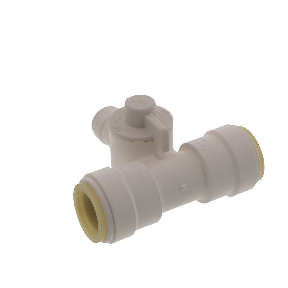Watts AquaLock/SeaTech - Tee Valve Type 50 - 1/2 CTS x 1/2 CTS x 1/4 OD Branch