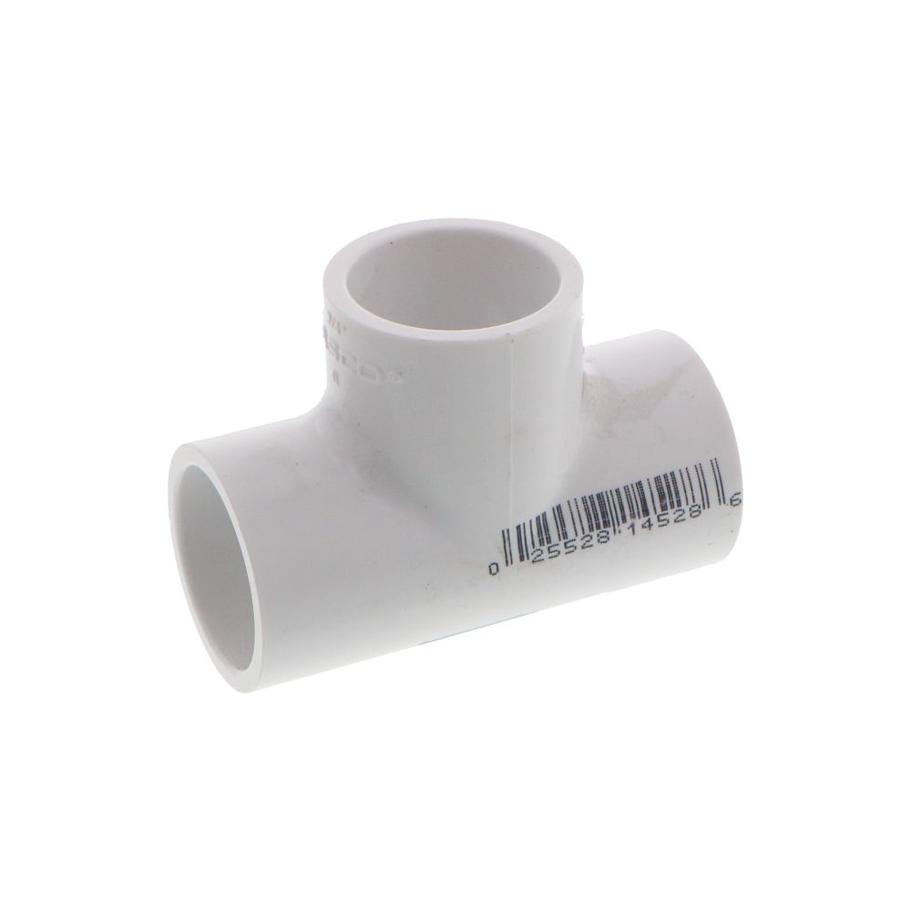 PVC Schedule 40 Slip Adapter Tee 3/4" S x 3/4" S x 3/4" S