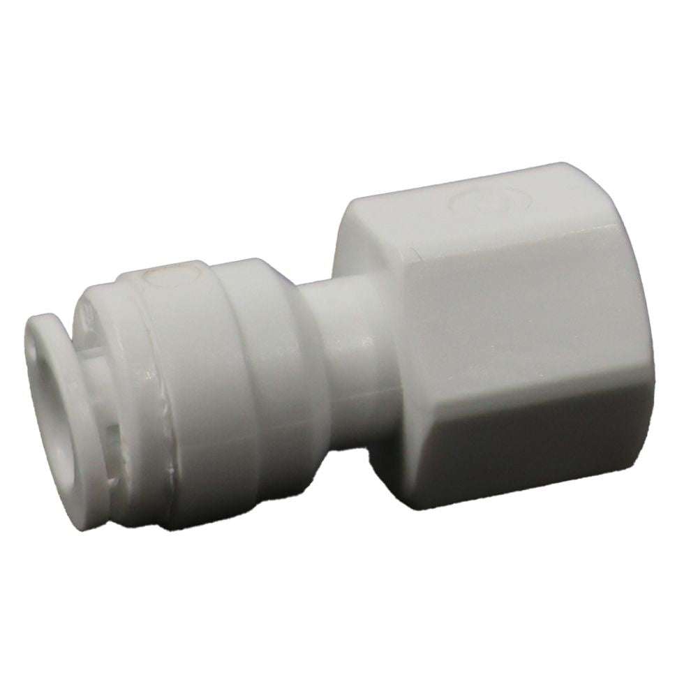 FeMale Adaptor Acetal 1/4 qc x 7/16 MNPT-6 thread