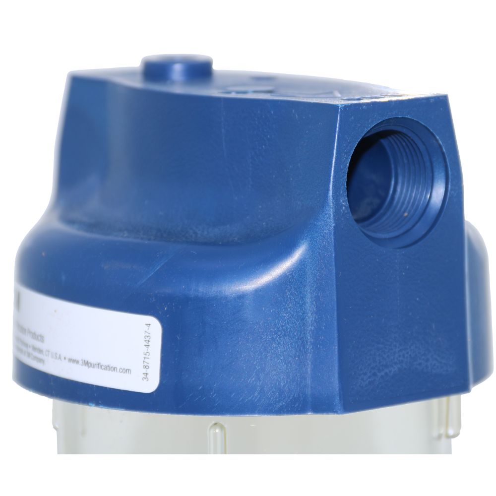 3M 1M Series 10" Clear Housing w/ 3/4" NPT connection