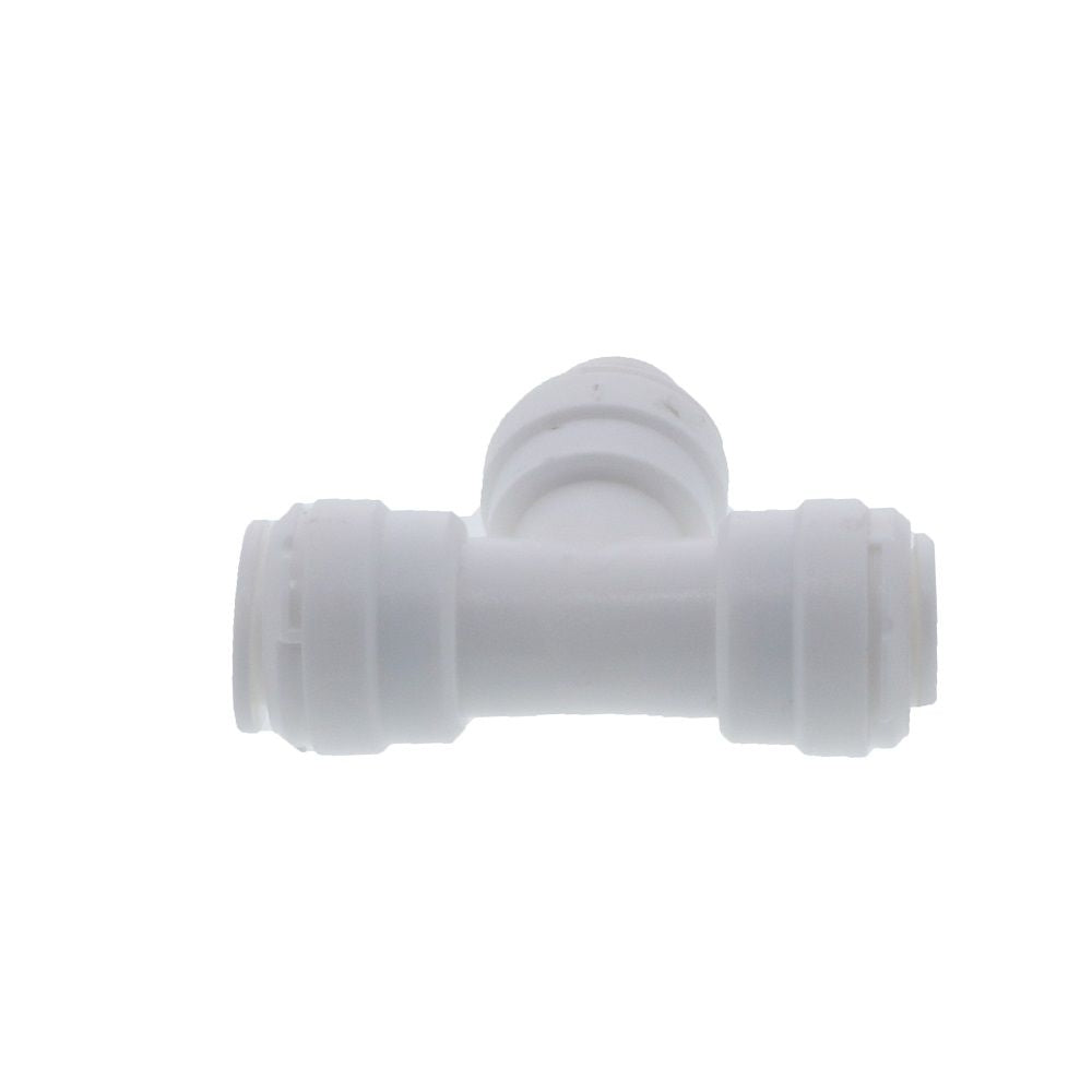 White DMfit Union Tee - 1/2" x 1/2" x 1/2" Push-in