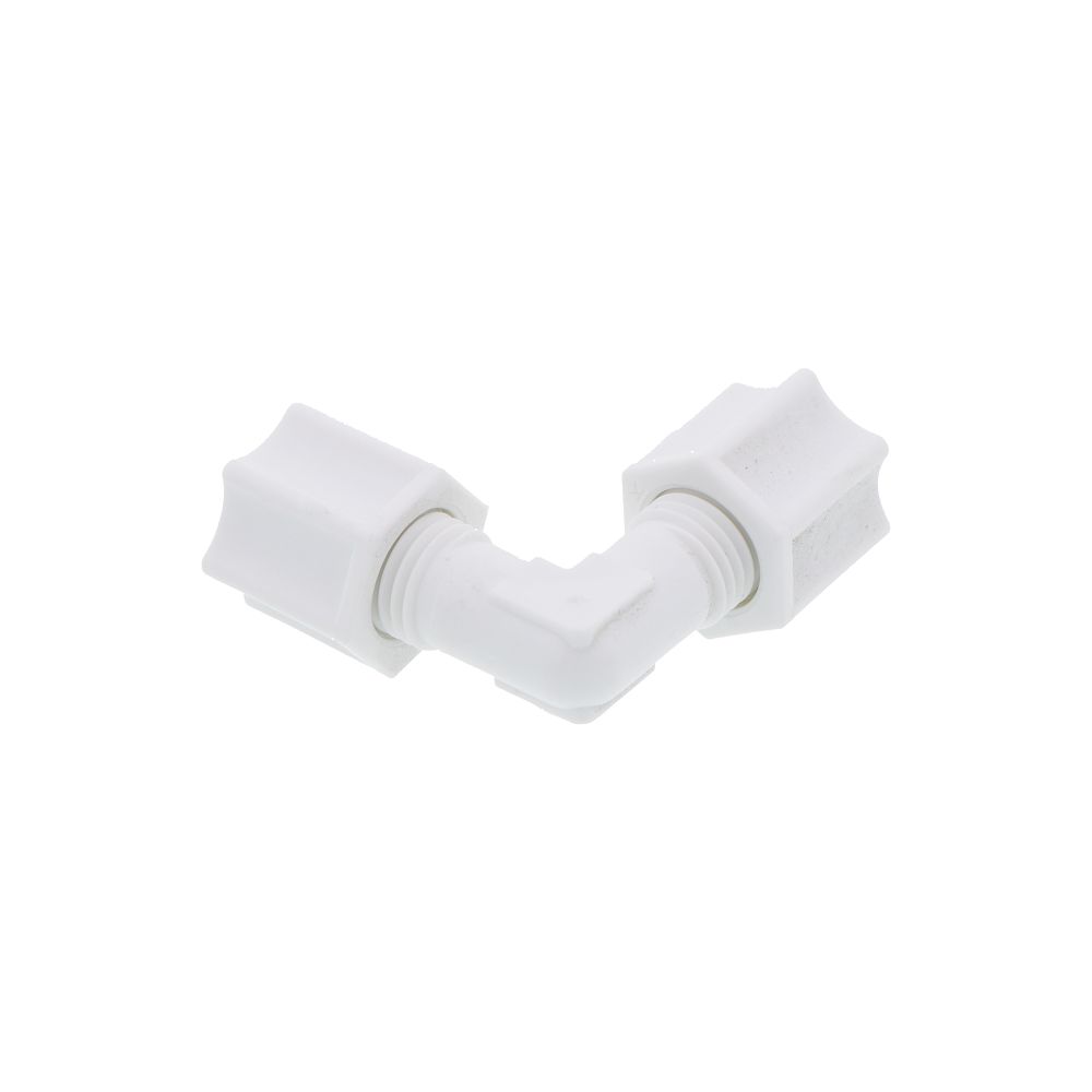 JACO 50-4-P-O Polypropylene Union Elbow 1/4 OD Tube x 1/4 OD Tube